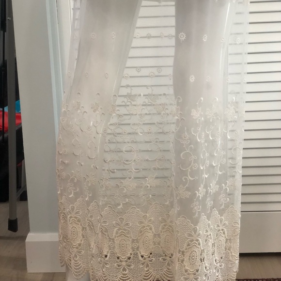 Escada Vintage 90s Escada Maxi Lace Overlay Mini Skirt - Picture 9 of 14